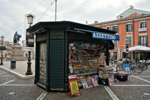 Newspapers kiosk