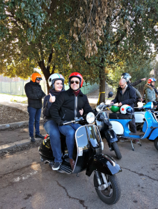 Me during the Vespa Tour