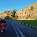 Along the Roma walls