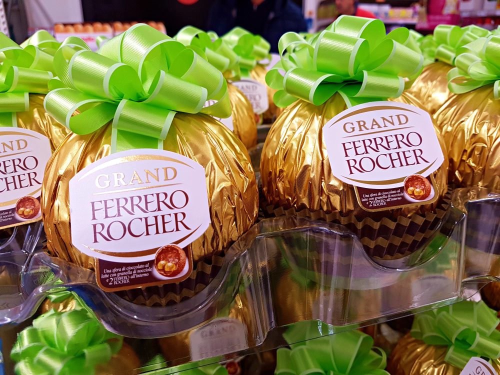 Ferrero Rocher Italian pralines