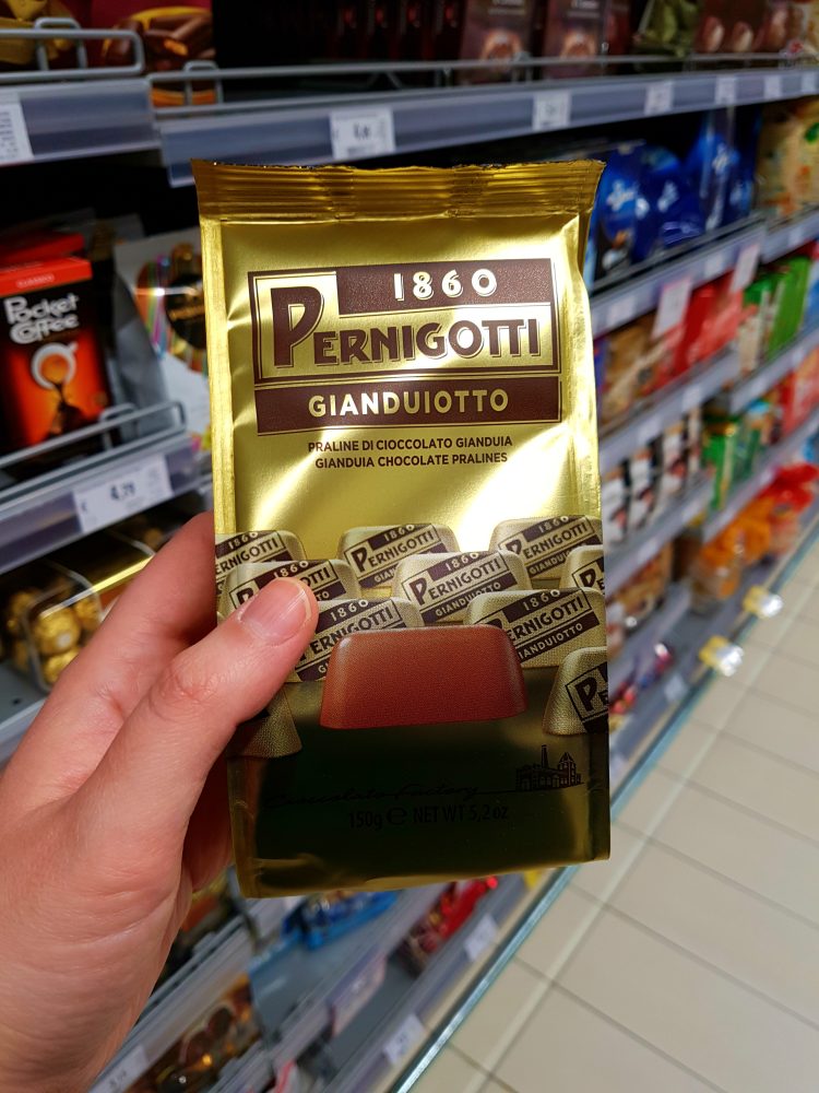 Gianduiotti Italian pralines