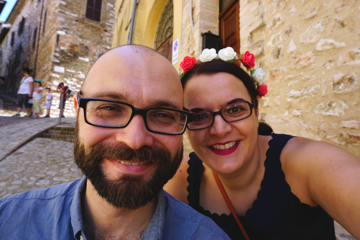 Matteo and I in Spello