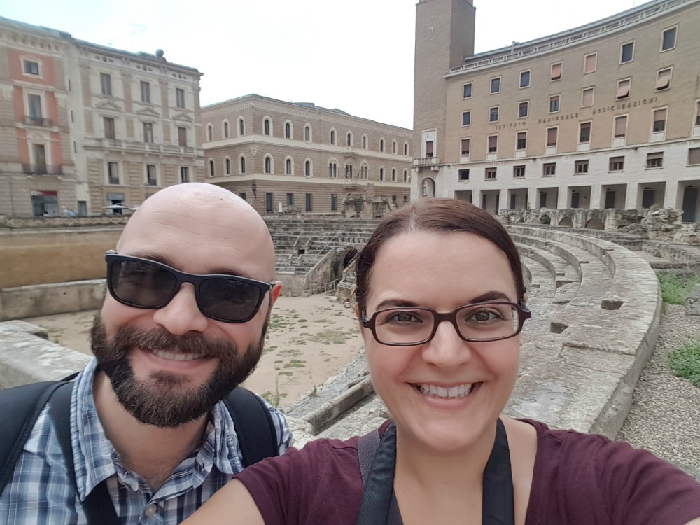 Matteo and I in Lecce