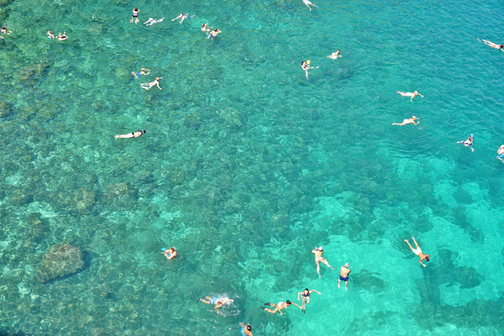 The sea in Polignano a Mare