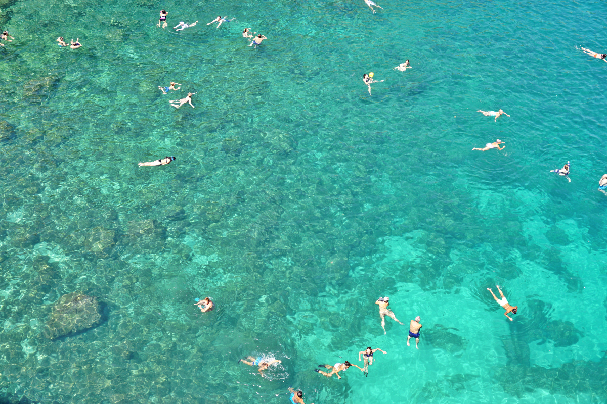 The sea in Polignano a Mare