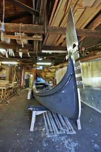 Gondola in the squero