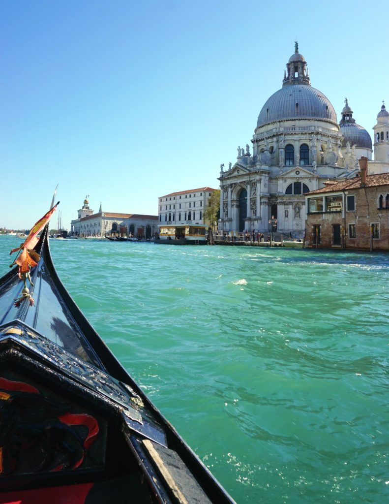 Salute basilica from the gondola