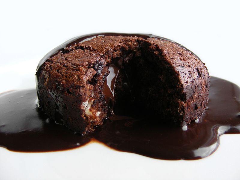 Italian chocolate lava cake (image wikipedia)