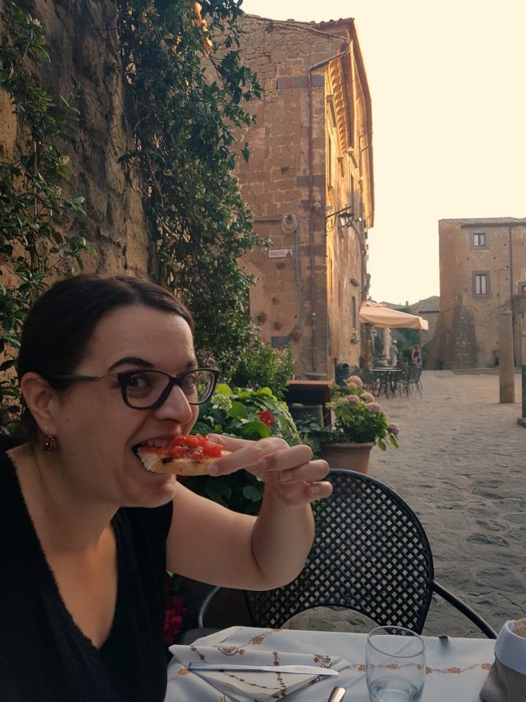 Eating out in Civita