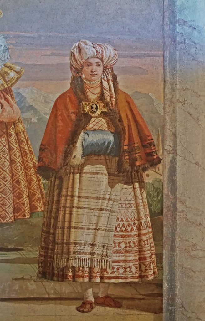 Detail of a Guesthouse fresco