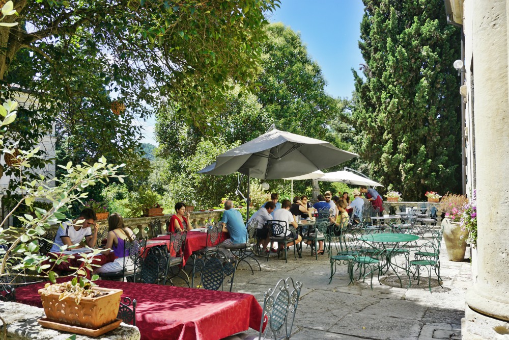 The Café Valmarana ai nani terrace