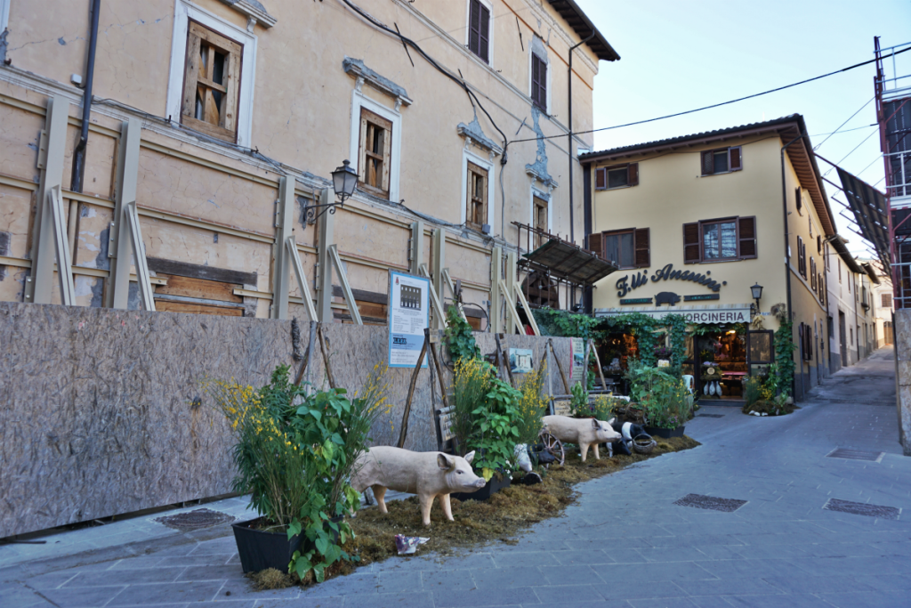 Norcineria in Norcia after the earthquake