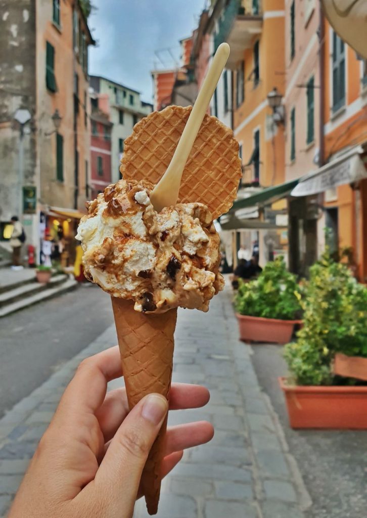 Gelateria Vernazza, ricotta e fichi