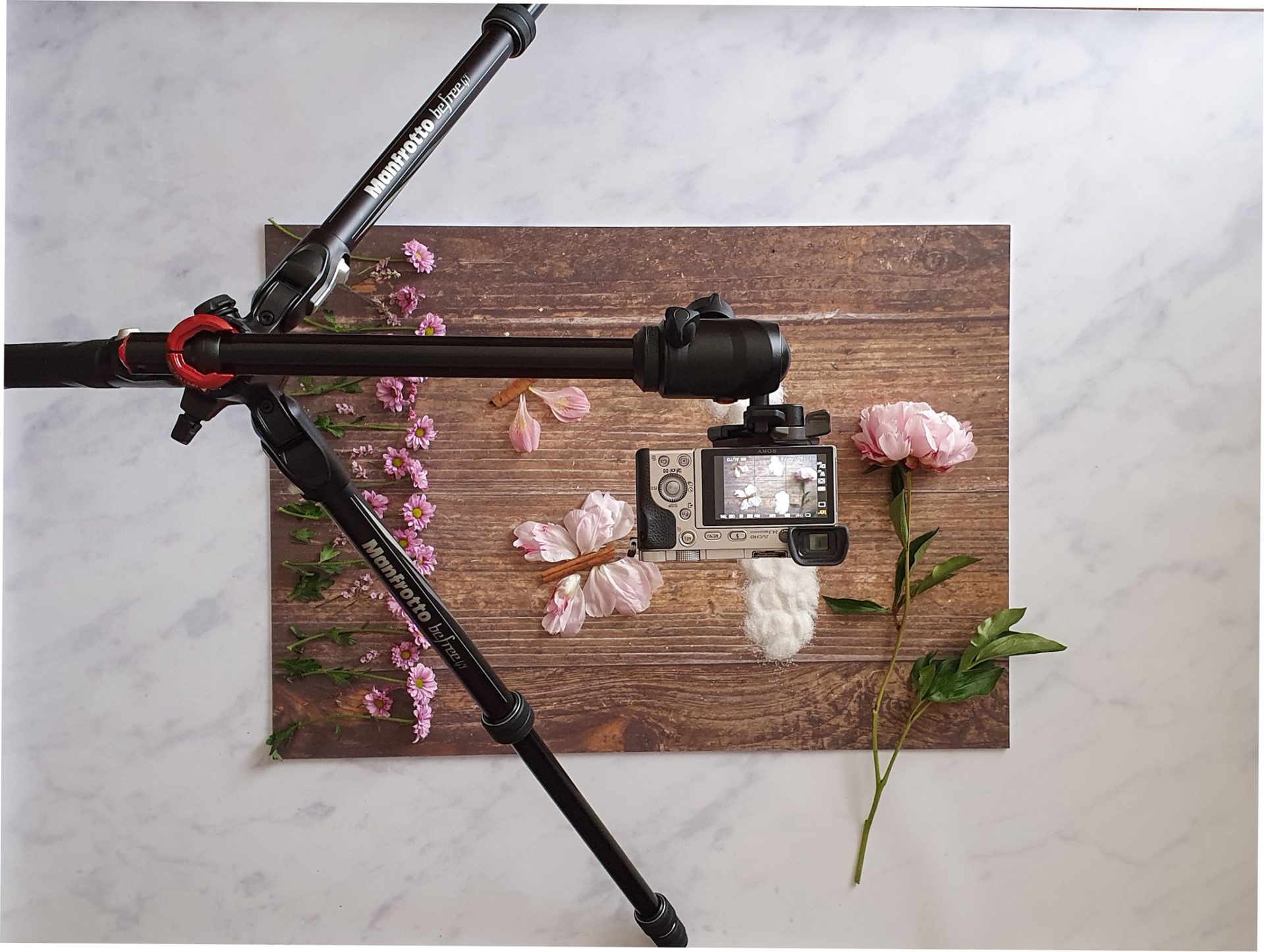 manfrotto flat lay tripod