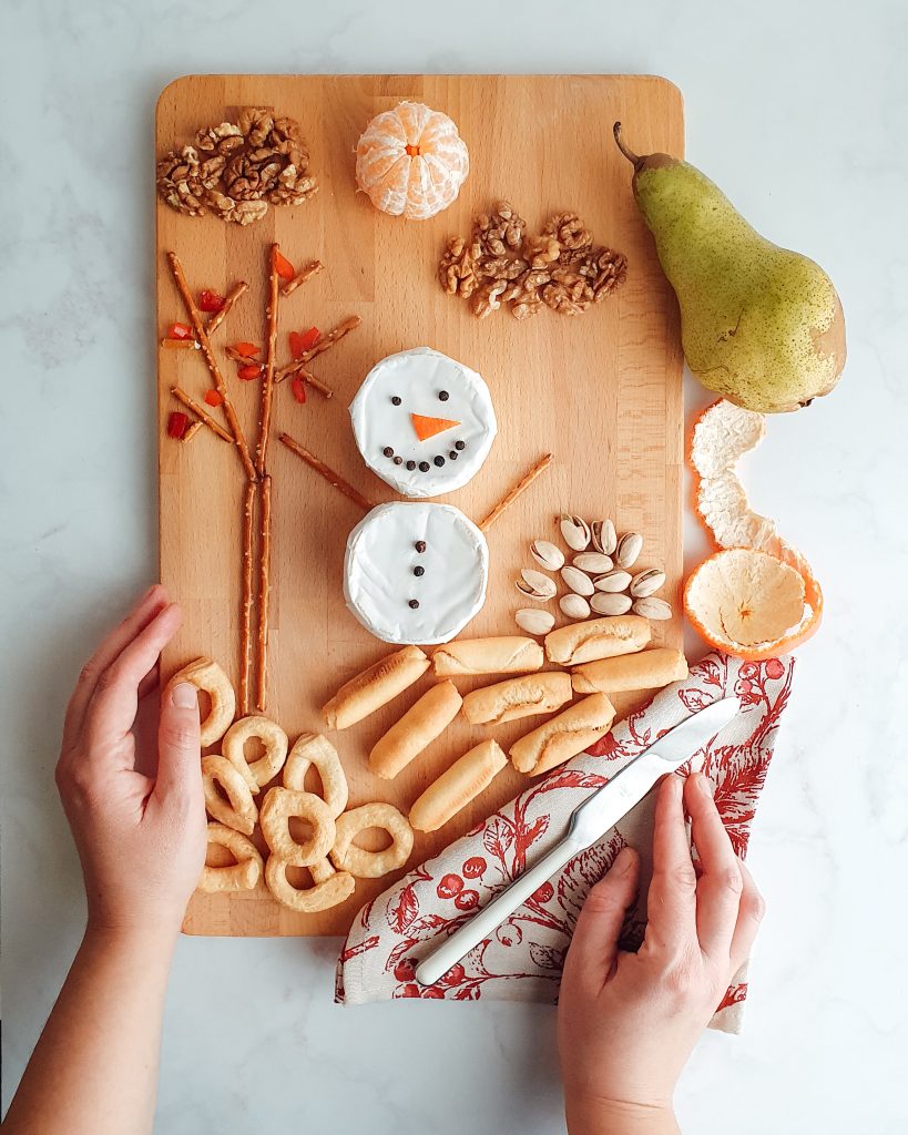 Idee Natale 2020: pupazzo di neve come antipasto