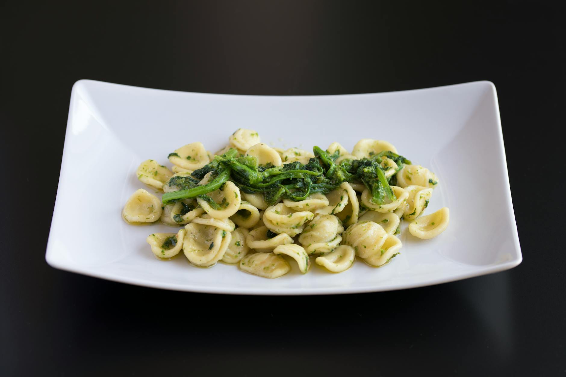 yummy vegetable orecchiette on a plate Vegan Italian recipes